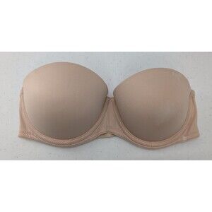 Victoria's Secret PINK Bra Women's 32C Beige Multiway Push-up